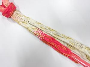 未使用品　正絹　手組帯締め